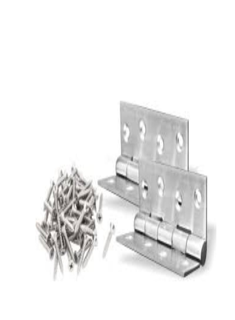 KNP KNP Mild Steels 2mm Thick Hinges Pack of 2pcs 4" - Image 1