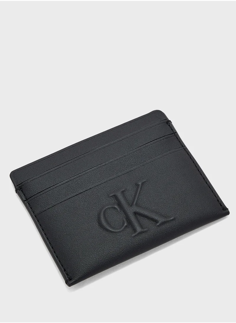 Calvin Klein Jeans SCULPTED CARDCASE 6CC DEBOSS