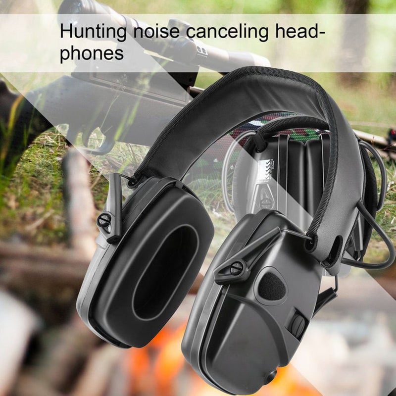 Electronic Folding Ear Protector Anti-Noise Earmuffs for Shooting Hu nting - Image 2