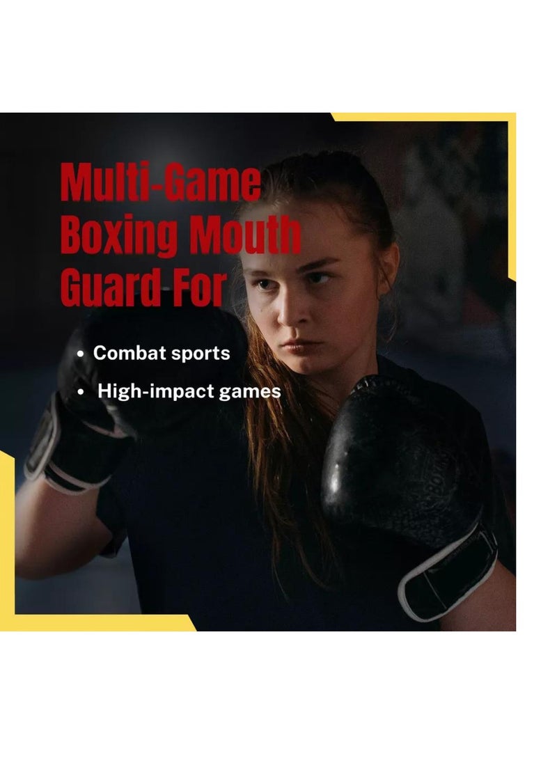 Spall Mouthguards with Case,for Youth & Adult Sport Mouth Guards Mouthguard Gum Guard, Mouthguard Slim Fit for Boxing, Basketball, Hockey, Soccer  - Image 5