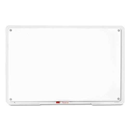 Quartet iQTotal Erase Marker Board, 11 x 6 3/4 Inches, White, Translucent Frame (TM1107) - Image 1