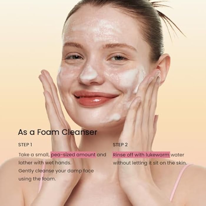 BIODANCE Collagen Mask To Foam Cleanser, Pink Face Wash for Women, 2-in-1 Pore Mask and Hydrating Foaming Facial Cleanser for Sensitive Skin, Oily Skin, Korean Skincareㅣ5.07 fl. oz. (150 ml) - Image 5