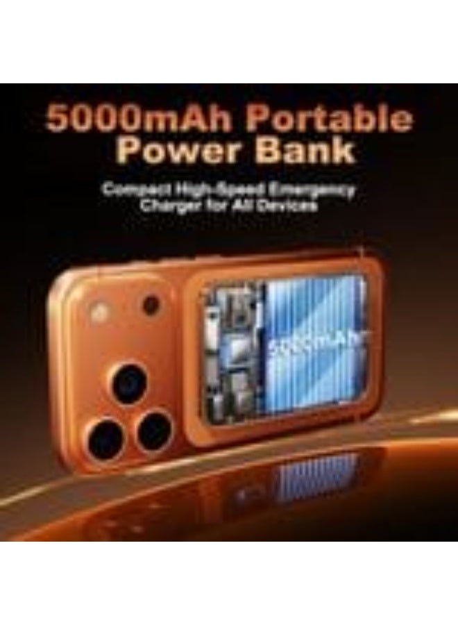 OALE iMagsafe Slim Ultra-Thin Magnetic Power Bank – 5000mAh with LED Display - Image 4