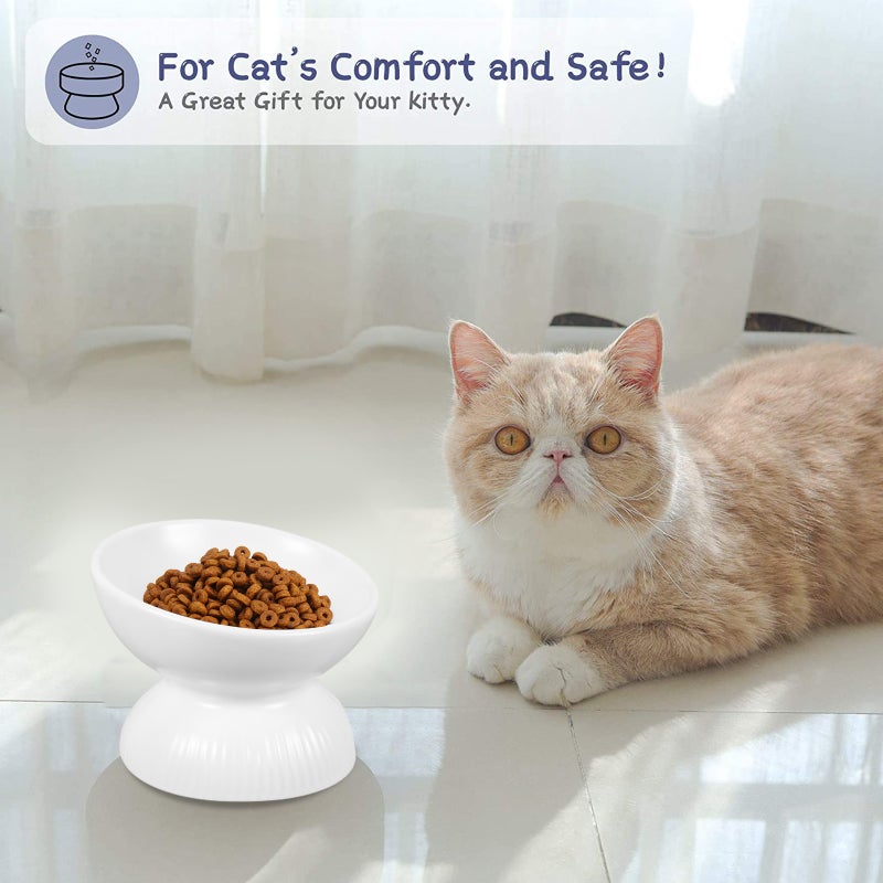 Ceramic Cat Feeder Pet Bowl Cat Eating Bowl Pet Neck Food Feeder - Image 5