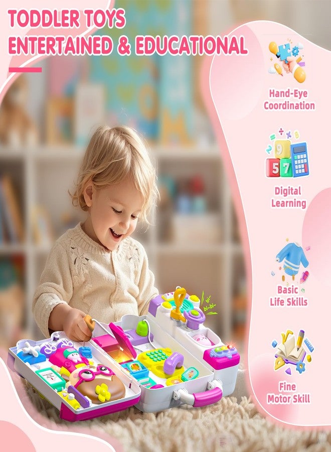 Ryotagift Baby Busy Board for 1-2 Year Old Boy Girl Gift,Musical Toddler Toys for 1+ Year Old,Early Educational Toy for Toddlers 1-3,Birthday Gifts for 1+Year Old Girl, 1 2 Year Old Christmas Toys Gifts - Image 2