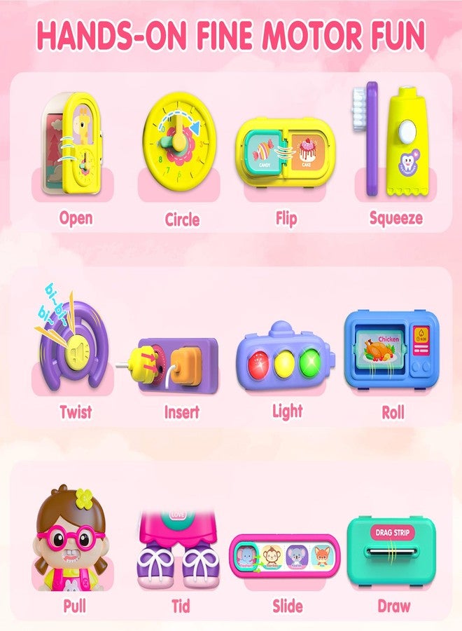 Ryotagift Baby Busy Board for 1-2 Year Old Boy Girl Gift,Musical Toddler Toys for 1+ Year Old,Early Educational Toy for Toddlers 1-3,Birthday Gifts for 1+Year Old Girl, 1 2 Year Old Christmas Toys Gifts - Image 4