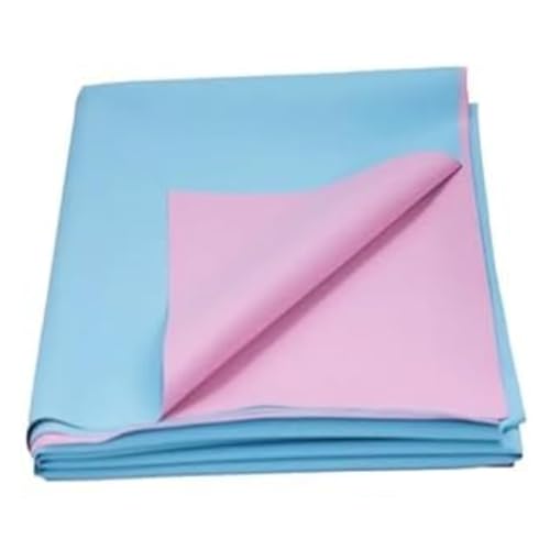 Meditrove Rubber Sheet for Bed | Waterproof Reusable Mattress Protector for Adult and Toddler | Non-Absorbent Oil Cloth | Rubberized Textile Fabric Crib and Hospital Bed Cover (2 Meter) - Image 1