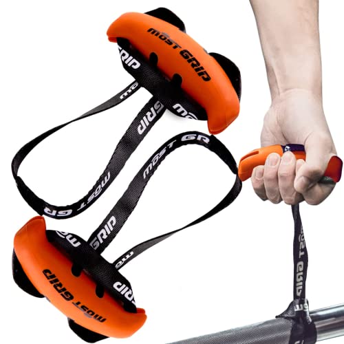 MOST GRIP Neutral Grip Pull Up Handles for Home Gym Workout, Ergonomic Pull Up Grips with Non-Slip for Pull Up Bar and T-bar Row - Image 1