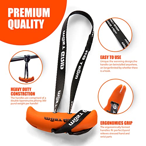MOST GRIP Neutral Grip Pull Up Handles for Home Gym Workout, Ergonomic Pull Up Grips with Non-Slip for Pull Up Bar and T-bar Row - Image 3