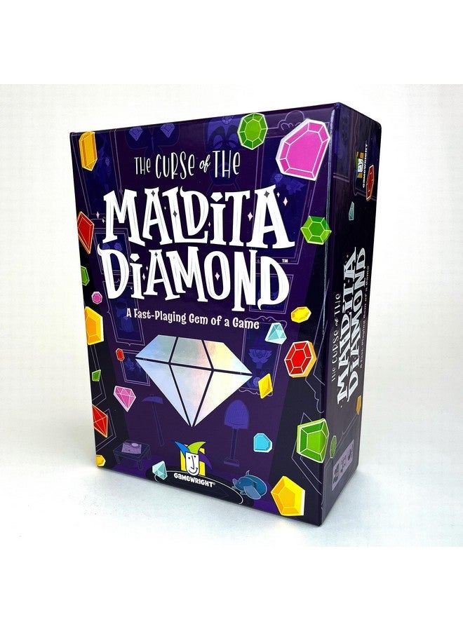 Gamewright - The Curse of The Maldita Diamond - A Fast Playing Gem of a Game - Card Game for Kids - Ages 8 and Up - Great for Family Game Night! - Image 2