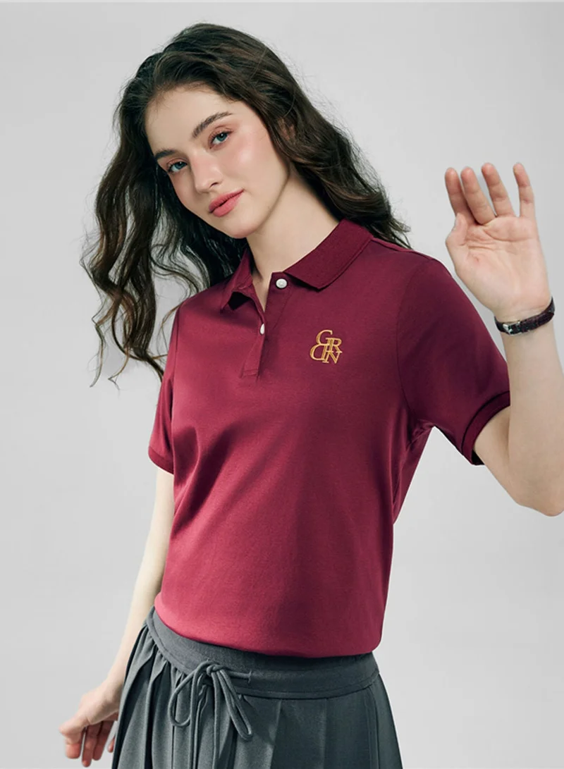 جيوردانو بولو قطن مطرز بلمسة سائلة للنساء