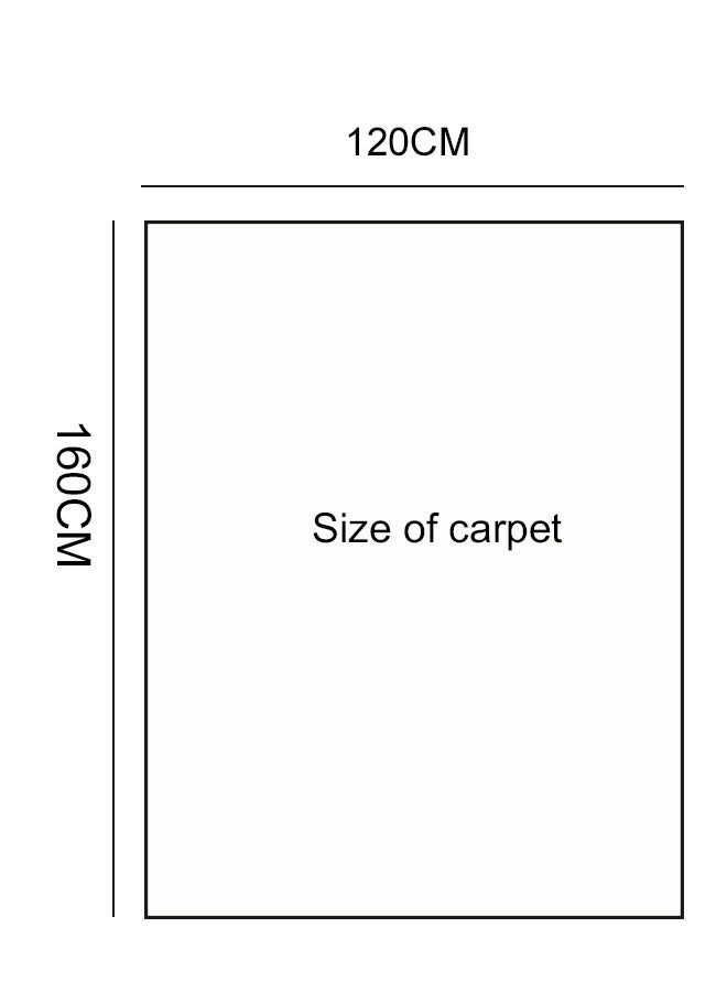 Loquat Soft Rug for Living Room Shaggy Soft Area Fluffy Rug Tie-Dyed Touch Area Modern Rug for Bedroom Living Children Room Pink 120*160CM - Image 2