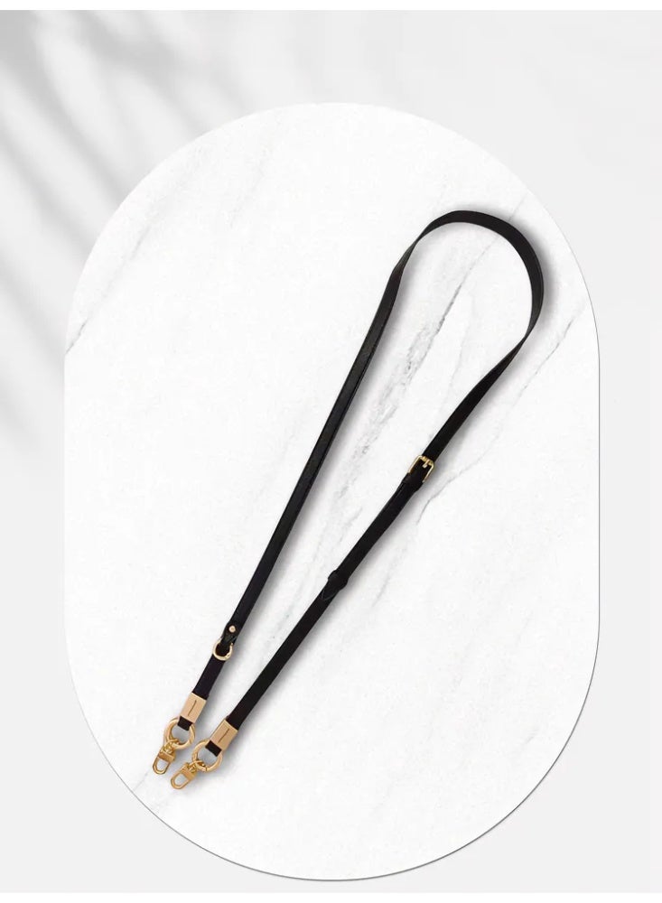 Adjustable Genuine Leather Phone Crossbody Strap, Multi-Functional Anti-Lost Lanyard for Phones & Bags - Image 2