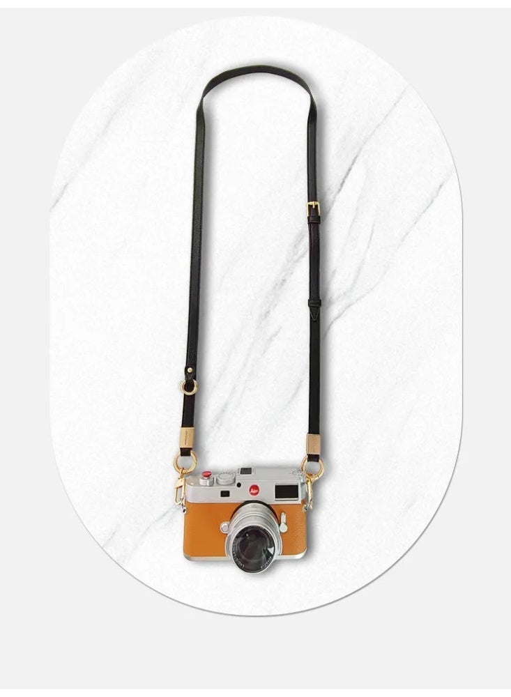 Adjustable Genuine Leather Phone Crossbody Strap, Multi-Functional Anti-Lost Lanyard for Phones & Bags - Image 3