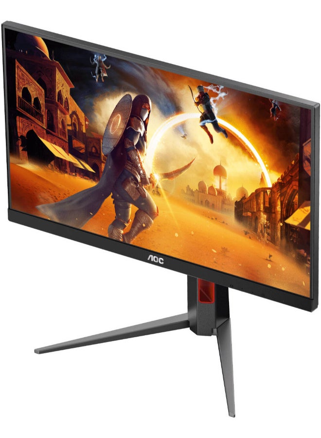 اي او سي Monitor + Gaming PC Bundle - Intel Core i5-12400F, DDR4 32GB (2*16) 3600MHz Ram, 1TB NVMe M.2 SSD, RTX 3050 OC Edition 6GB GDDR6, 2 Fan AIO Liquid Cooler, 650W PSU, Windows 11 Pro + Razer Cobra Gaming Mouse + ASUS TUF K1 Membrane Gaming Keyboard + Asus Cerberus V2 Gaming Headset + HP MP9040 Mouse Pad + AOC 24 Inch IPS FHD 180Hz, 1ms, HDR10, HDMI 2.0, DisplayPort, Height Adjustable Stand - 24G4 Gaming Monitor Red/Black - Image 4