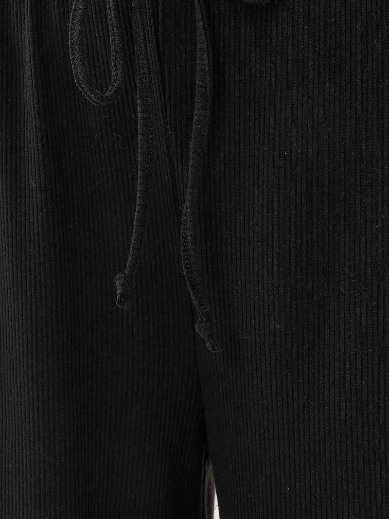 HICCUP Low Waist Wide Leg Striped Pants