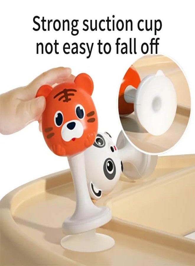 Rabbonix Baby Animal Themed Rattle & Teether Toy Aged 0+ Months | Pack of 02 | Giraffe Shape - Image 3
