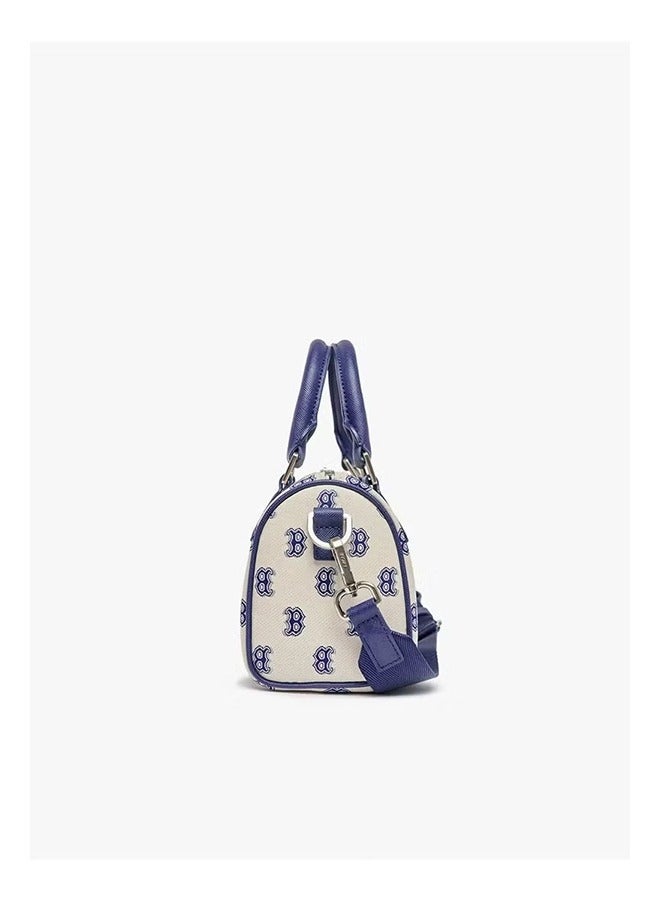 MLB A new Boston bag from MLB in South Korea, NY, with full-label letter prints, is a single-shoulder hand-held crossbody bag for women - Image 2