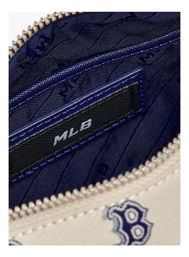 MLB A new Boston bag from MLB in South Korea, NY, with full-label letter prints, is a single-shoulder hand-held crossbody bag for women - Image 5