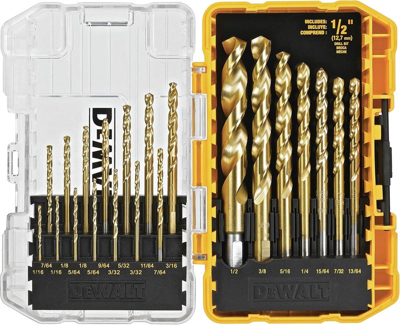 DEWALT Titanium Nitride Drill Bit Set 21Piece DW1342 - Image 1