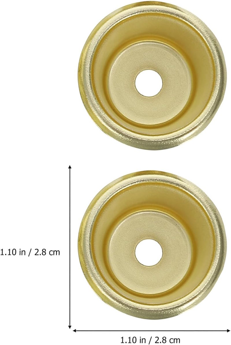 10pcs Metal Candle Holders Decorative Mini Candlesticks Bronze Color Garden Party Tealight Candle Cups for Home Table Centerpiece - Image 2