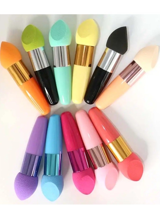 أوريتي 1 جهاز كمبيوتر فطر رأس ماكياج بالفرشاة ماكياج المرأة الجمال الأساس الإسفنج نفخة مع مقبض أداة مستحضرات التجميل على شكل ناعم أرجواني - Image 2