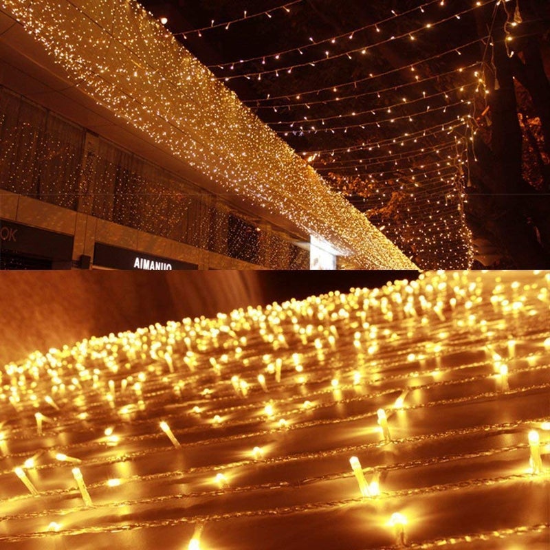 ascension Plastic 40 feet 12 Meter 42 LED Bulb String Fairy Lights Yellow for Indoor Outdoor Decorations String Lights for DIYDiwali Party Home Decor Christmas Lights for Festival Decoration - Image 3