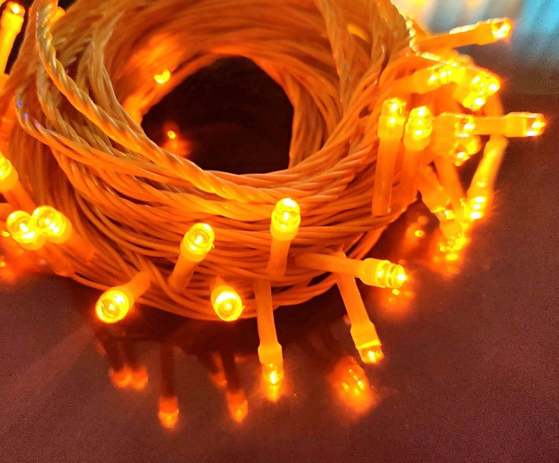 ascension Plastic 40 feet 12 Meter 42 LED Bulb String Fairy Lights Yellow for Indoor Outdoor Decorations String Lights for DIYDiwali Party Home Decor Christmas Lights for Festival Decoration - Image 2