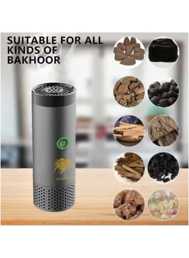 JAJEEK USB Rechargeable Electric Incense Burner | Portable Comb Design Bakhoor Evaporator for Home, Office, Car & Travel | Stylish Aromatherapy Diffuser | Fast Heating, Safe Use | Rechargeable via USB | Ideal for Oud, Bakhoor & Solid Perfume Fragrance - Image 3