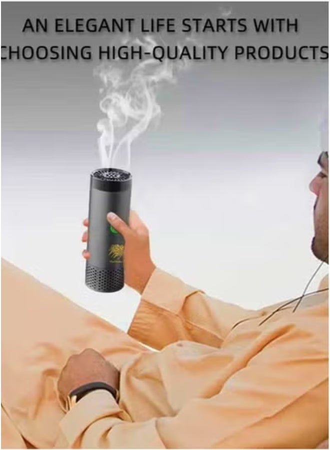 JAJEEK USB Rechargeable Electric Incense Burner | Portable Comb Design Bakhoor Evaporator for Home, Office, Car & Travel | Stylish Aromatherapy Diffuser | Fast Heating, Safe Use | Rechargeable via USB | Ideal for Oud, Bakhoor & Solid Perfume Fragrance - Image 2