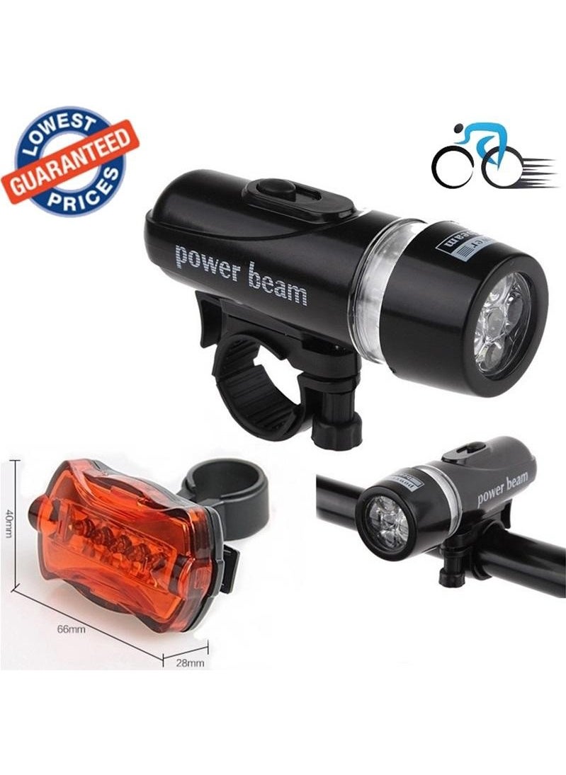 Pratik - Practical Front and Rear Bike Light - Set - Image 1