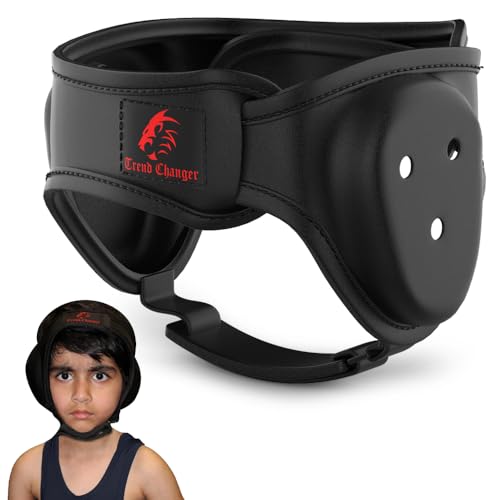 Trend Changer Wrestling Headgear for Kids, Adults Adjustable for BJJ, Grappling, Kickboxing, MMA, Sparring, Training, Jiu Jitsu Cauliflower Ear Helmet (Kids/Youth (Upto Hat Size 7)) - Image 1