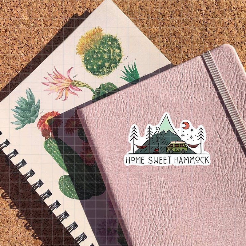 3 Inch Home Sweet Hammock Vinyl Sticker Camping Humor For Laptops Water Bottles Matte Finish Self Adhesive - Image 4