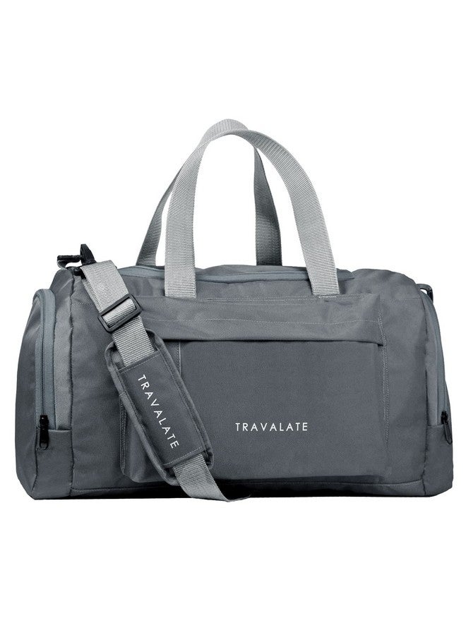 TRAVALATE Travel Duffle Luggage Bag Organizer | Multi Pocket Ultra-Light| Polyester 45 Lt| Men And Women | 21 X 09 X 11 Inch | Grey, 22.9 Cm - Image 1