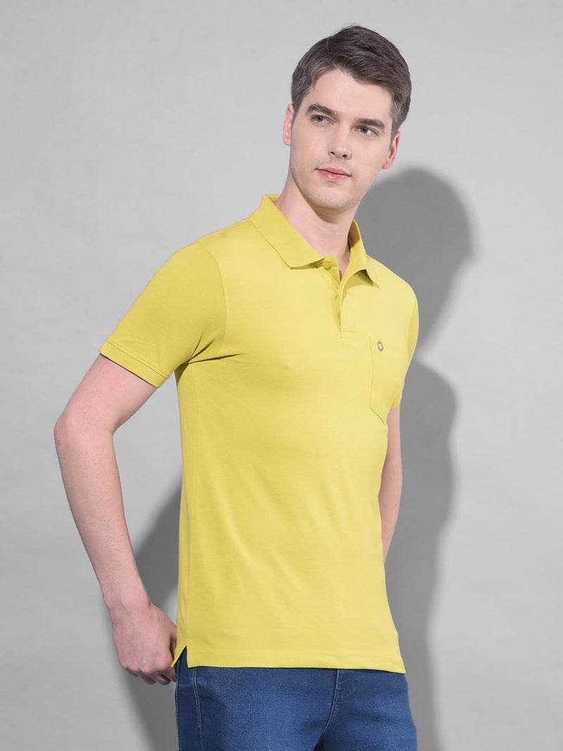 Dollar Mens Cotton Casual Solid Polo Tshirt (Pack of 1) - Image 3