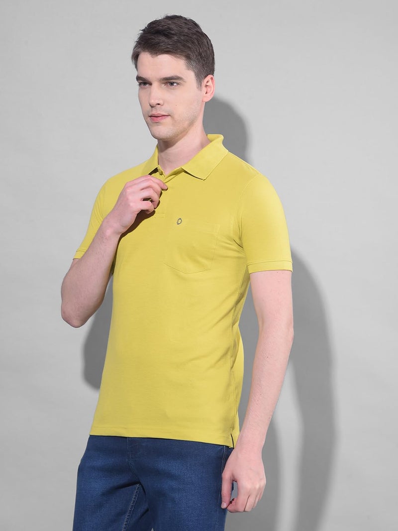 Dollar Mens Cotton Casual Solid Polo Tshirt (Pack of 1) - Image 4