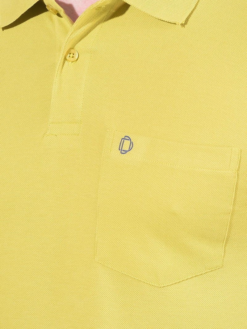 Dollar Mens Cotton Casual Solid Polo Tshirt (Pack of 1) - Image 5