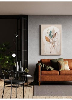 Home Gallery Abstract Watercolor Botanical branches Printed Canvas wall art  - Image 4