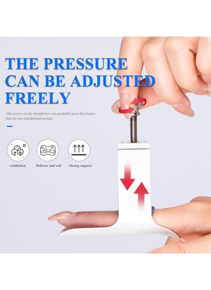 Generic - Finger Straightener Splint Finger Joint Extension Splint Brace Corrector Finger Joint Pressing Device for Joint Tightness Trigger Finger Arthritis Finger Straightening and Joint Extension - Image 1