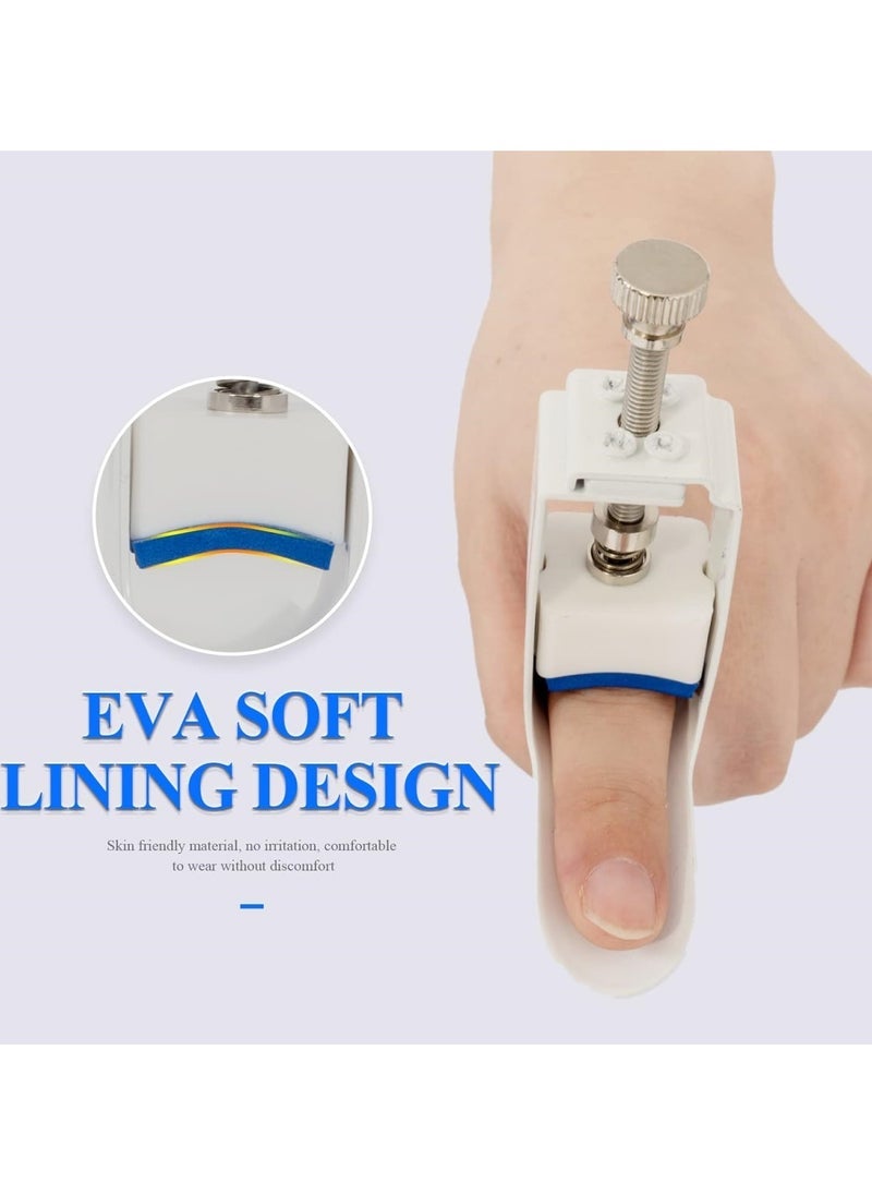 Generic - Finger Straightener Splint Finger Joint Extension Splint Brace Corrector Finger Joint Pressing Device for Joint Tightness Trigger Finger Arthritis Finger Straightening and Joint Extension - Image 1