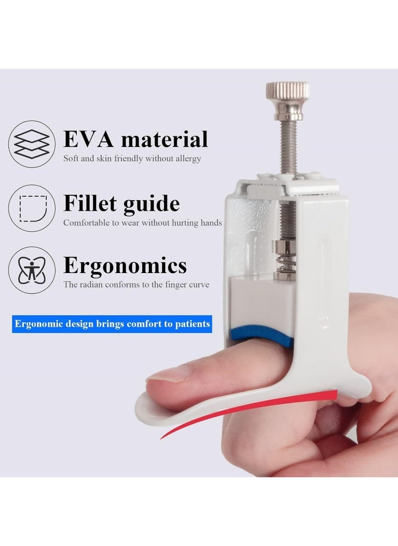 Generic - Finger Straightener Splint Finger Joint Extension Splint Brace Corrector Finger Joint Pressing Device for Joint Tightness Trigger Finger Arthritis Finger Straightening and Joint Extension - Image 1