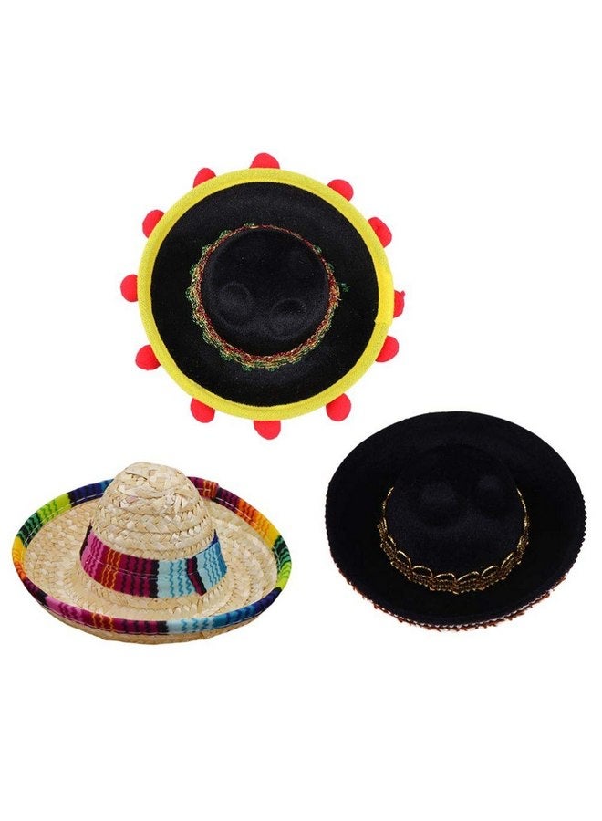 balacoo 3pcs Dog Cowboy Hat: Dog Sombrero Hat Party Hats Halloween Dog Costumes Hat Headband Small Hat Hair Hoop for Pets Kitten Party - Image 2