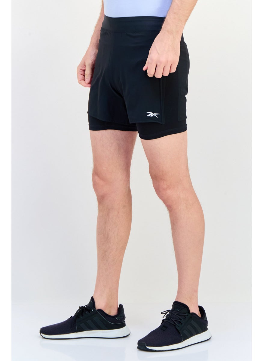 Reebok Men Sportswear Fit Training Shorts, Black  - Image 2