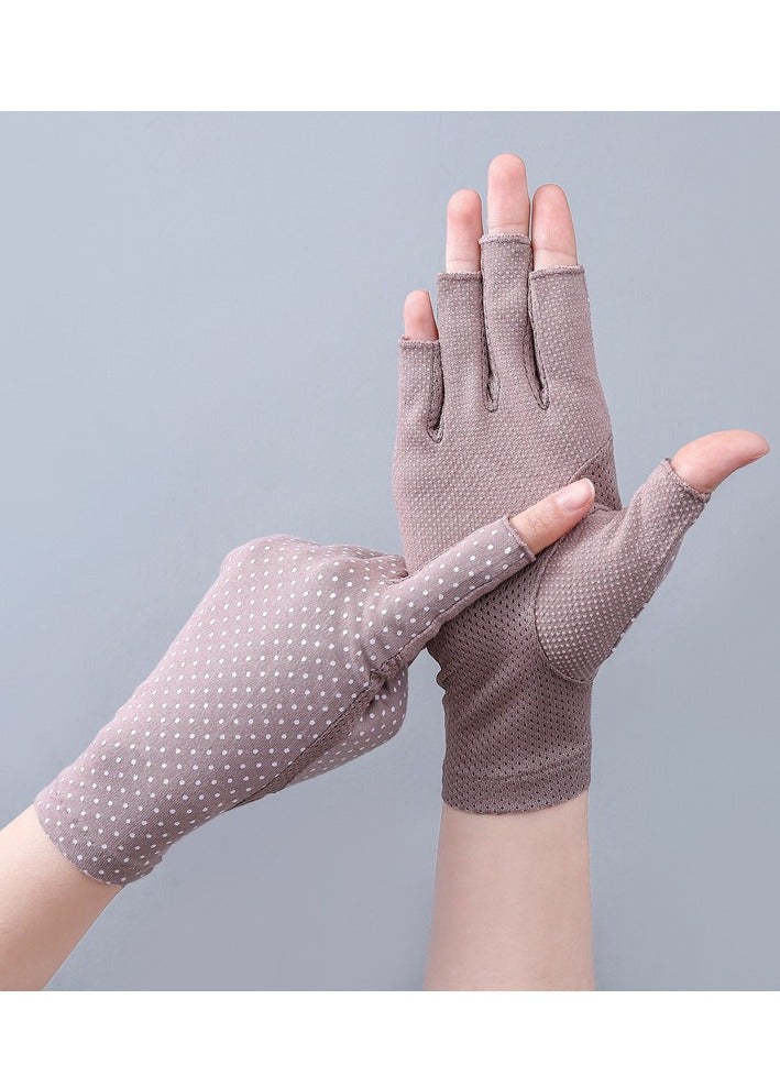 RTYY Women's Gloves Driving Gloves Non-slip Sun Protection Summer UV Protection Gloves - Image 2