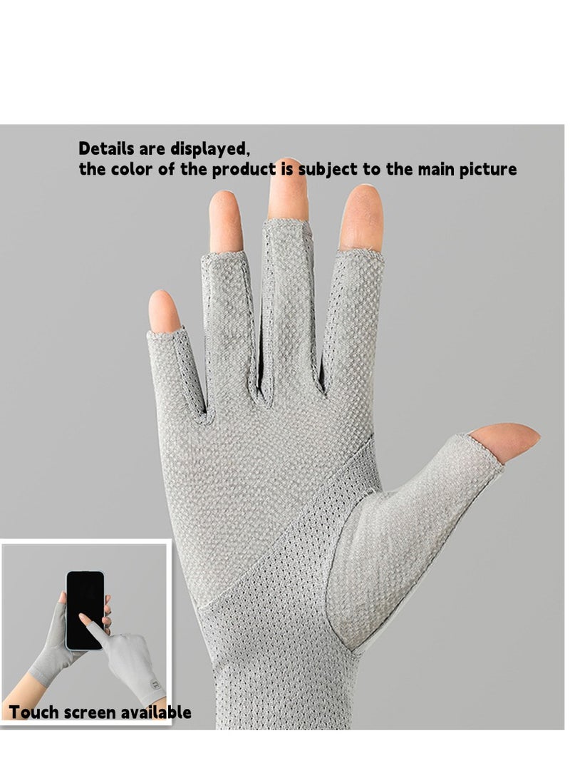 RTYY Women's Gloves Driving Gloves Non-slip Sun Protection Summer UV Protection Gloves - Image 3