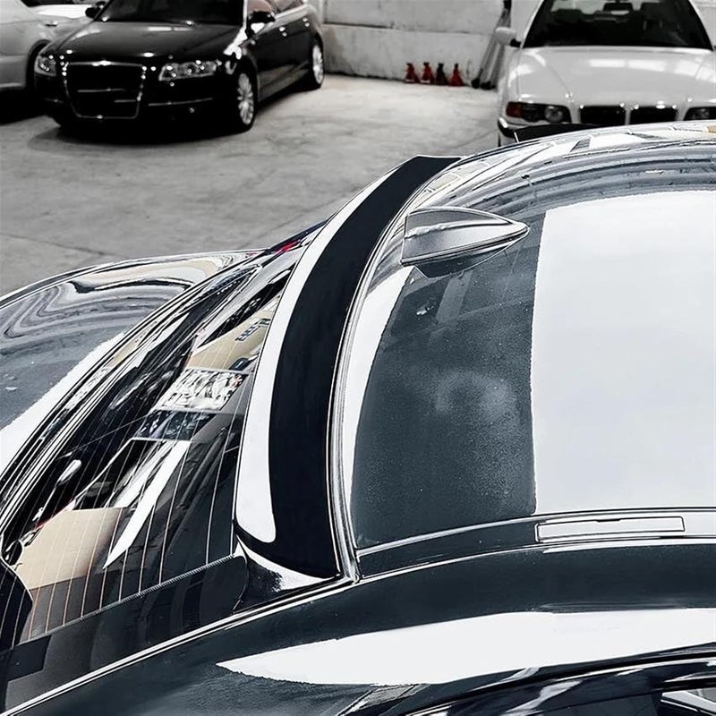 QASULER Gloss Black Rear Bumper Spoiler for 1 Series E82 - Image 3