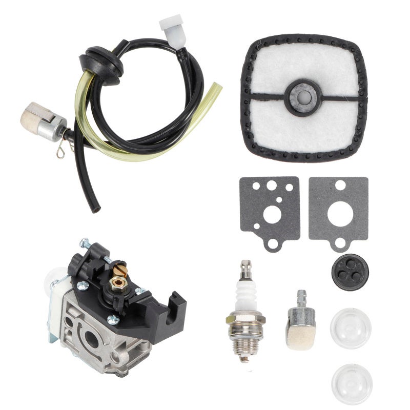 Replacement Carburetor Kit: 1 Set Durable Aluminum & Rubber - Stable Performance Carburetor for Echo SRM-225 PAS-225 PE225 PPF225 SHC225 SRM225U Trimmer, Garden Weed Eater Tools - Image 3
