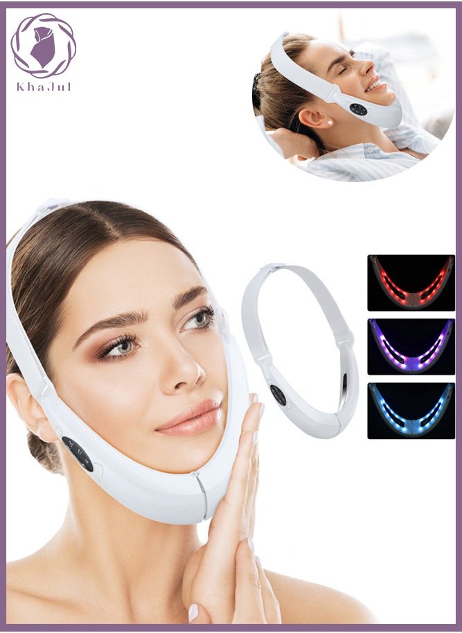 Electric V-Shape Face Shaping Massager, Double Chin Reducer, Microcurrent Facial Lift Device, Facial Slimming Massager with LED Photon Therapy, Includes Manual and USB Data Cable - pzsku/Z70692B2CB44A756254E3Z/45/1742376207/19e1c0f3-a0f8-4d9d-8e61-c710c191a324