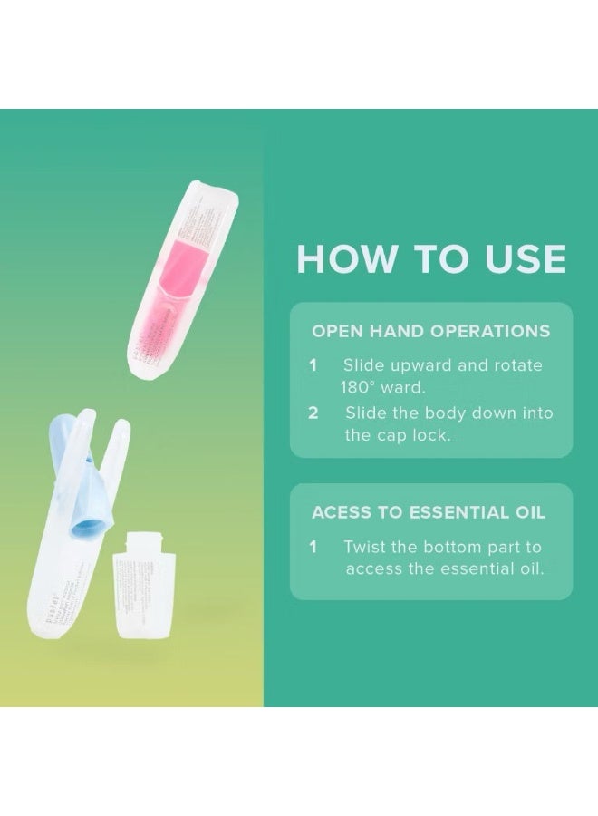 باستيل بورتبل إنهالر شفاف – (عبوة من 6 قطع) - Image 3