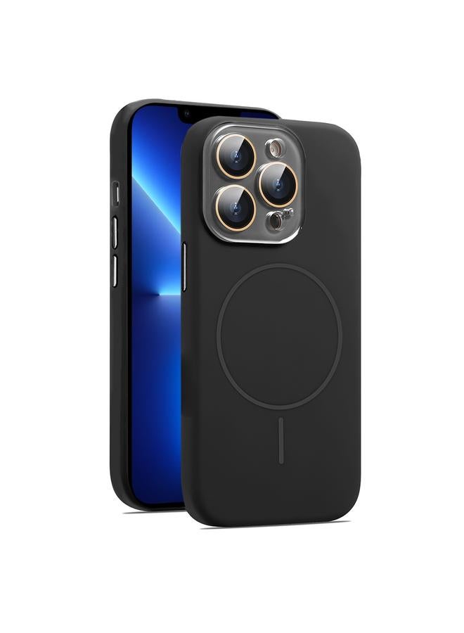 Zaboon Case For iPhone 13 Pro Max AG Fine Hole Liquid Silicone MagSafe Magnetic Phone Case - Image 1